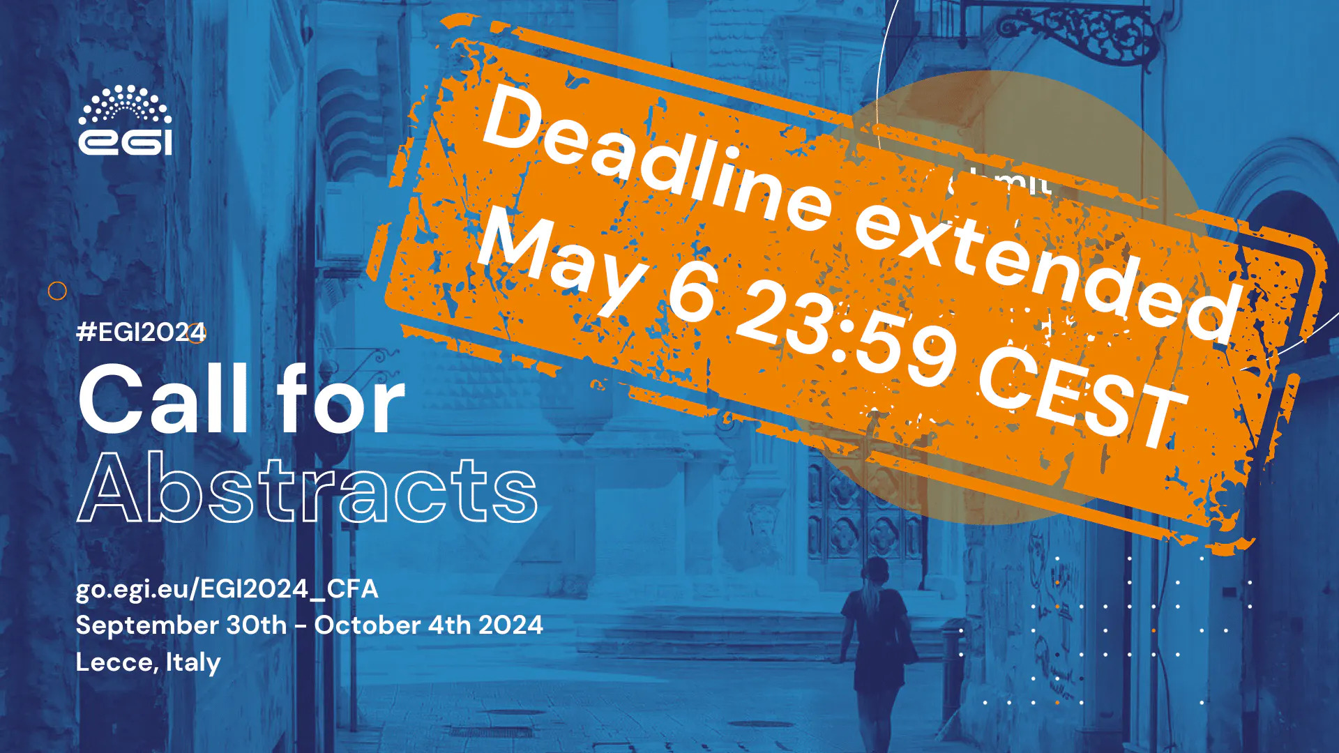 EGI Conference Call for Abstracts